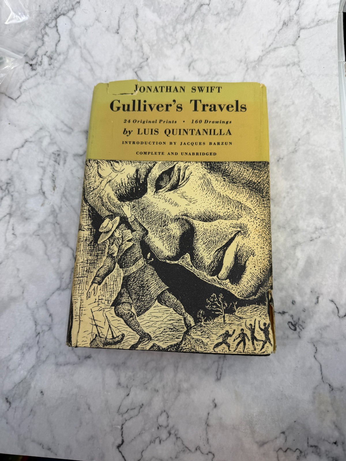Gullivers Travels 1947 HB Dust Jacket Complete Unabridged Rare!