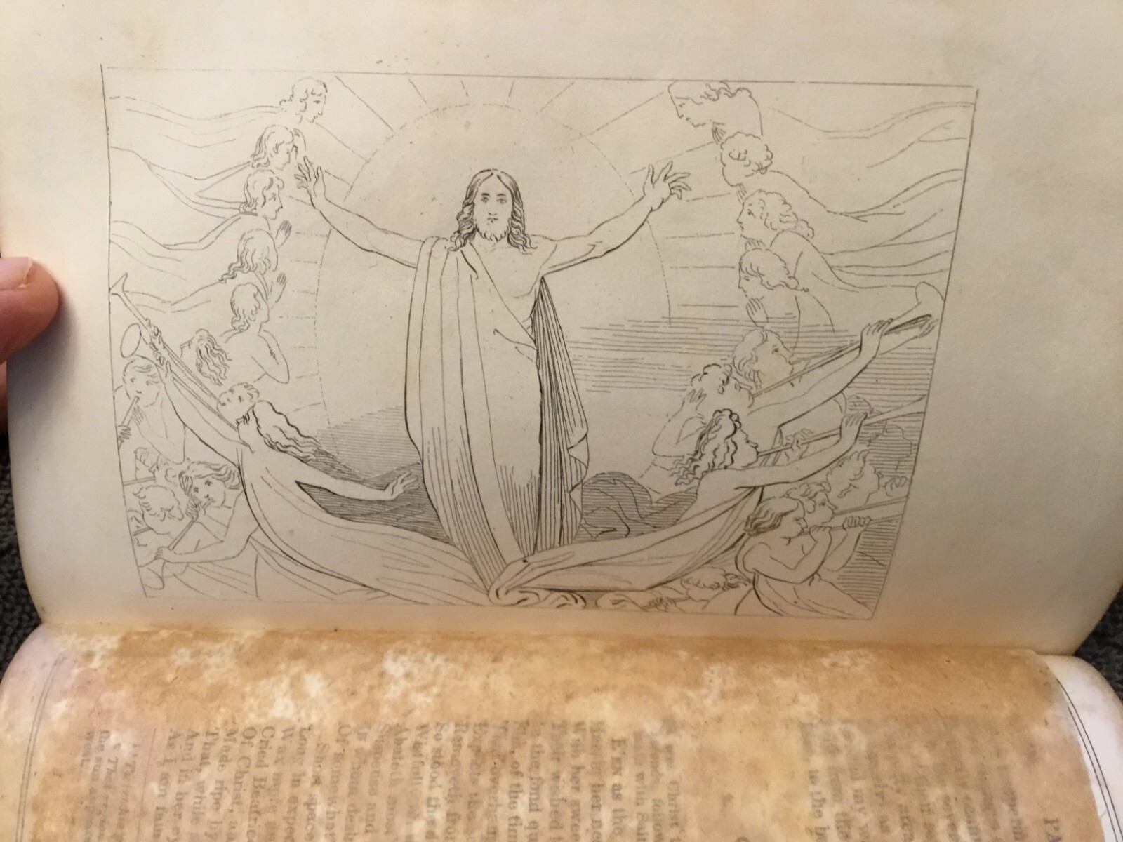THE VISION, or HELL, PURGATORY and PARADISE, 1850, DANTE ALIGHIERI, FLAXMAN ILLU