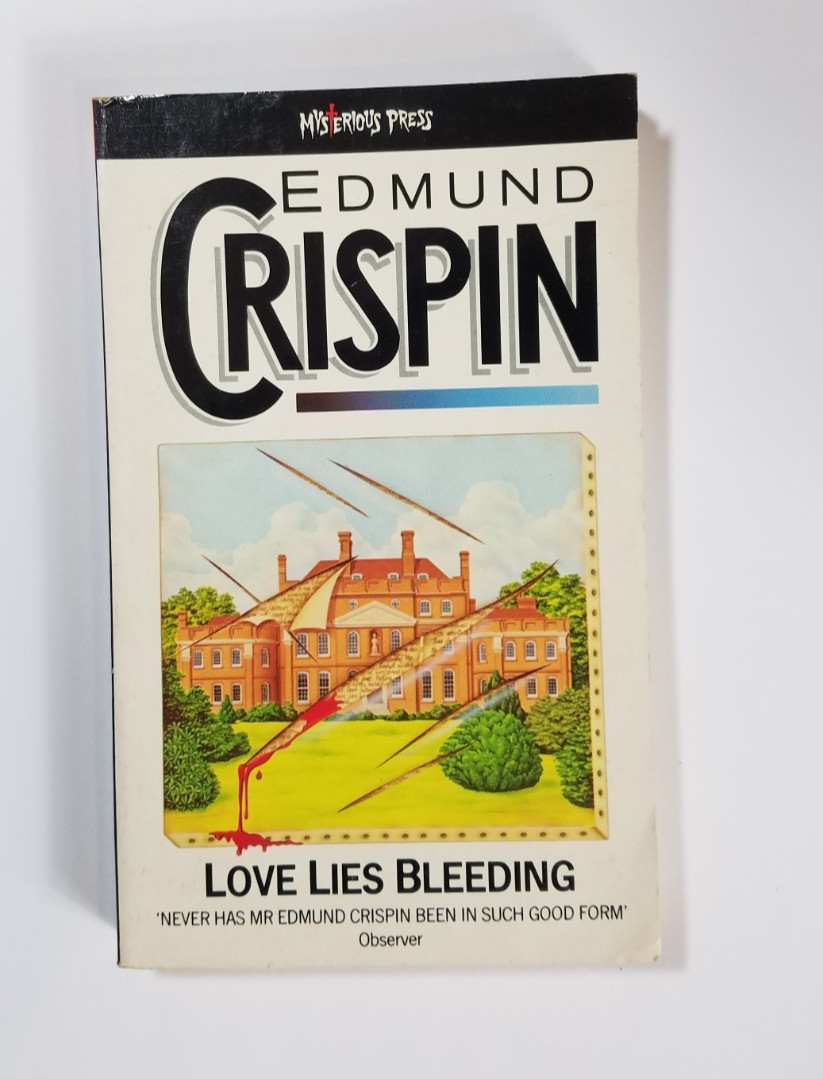 Love Lies Bleeding by Edmund Crispin 1988 Mysterious Press Paperback