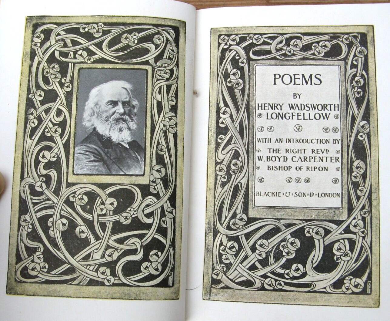1908 Poems- Henry Longfellow Talwin Morris Leather