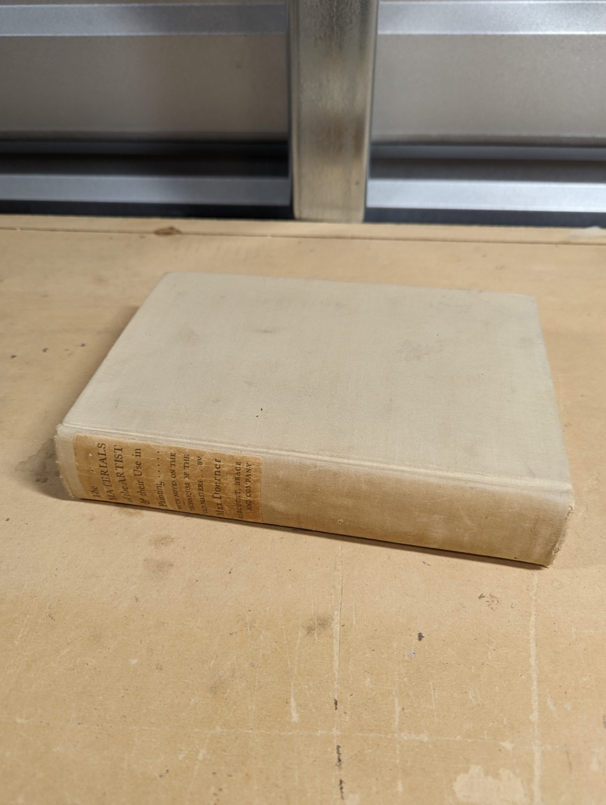 1938 The Materials of the Artist Max Doerner Hardcover Art Painting Book Vintage