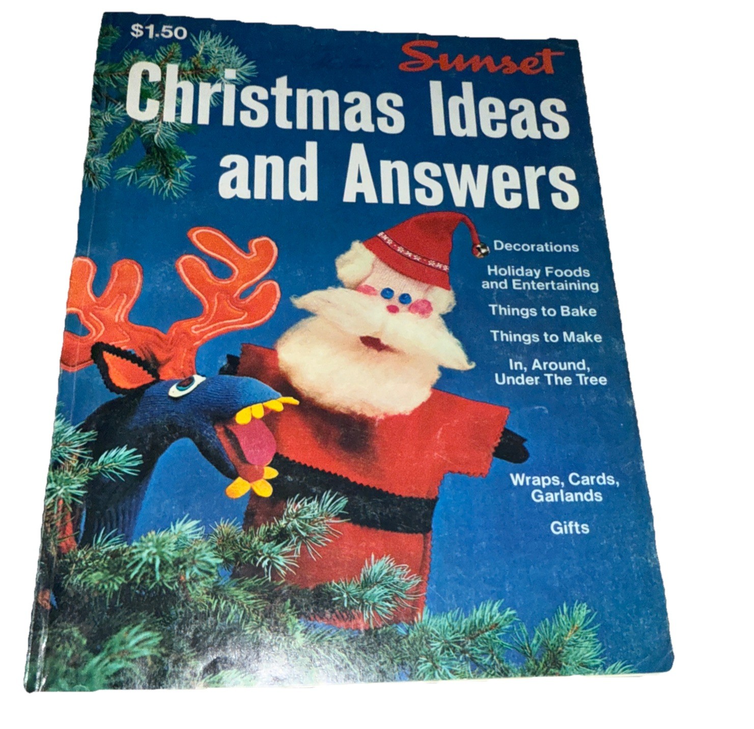 Vintage Dec. 1972 Sunset Magazine “Christmas Ideas and Answers” Decorations