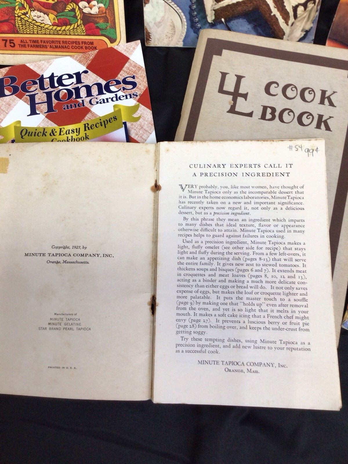 Vintage Lot Recipe Booklets Culinary Better Homes 4L 20s to 70s