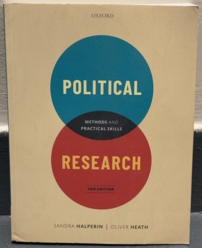 Political Research: Methods and Practical Skills – VERY GOOD