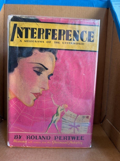 Interference by Roland Pertwee. Grosset & Dunlap Photoplay in dust jacket