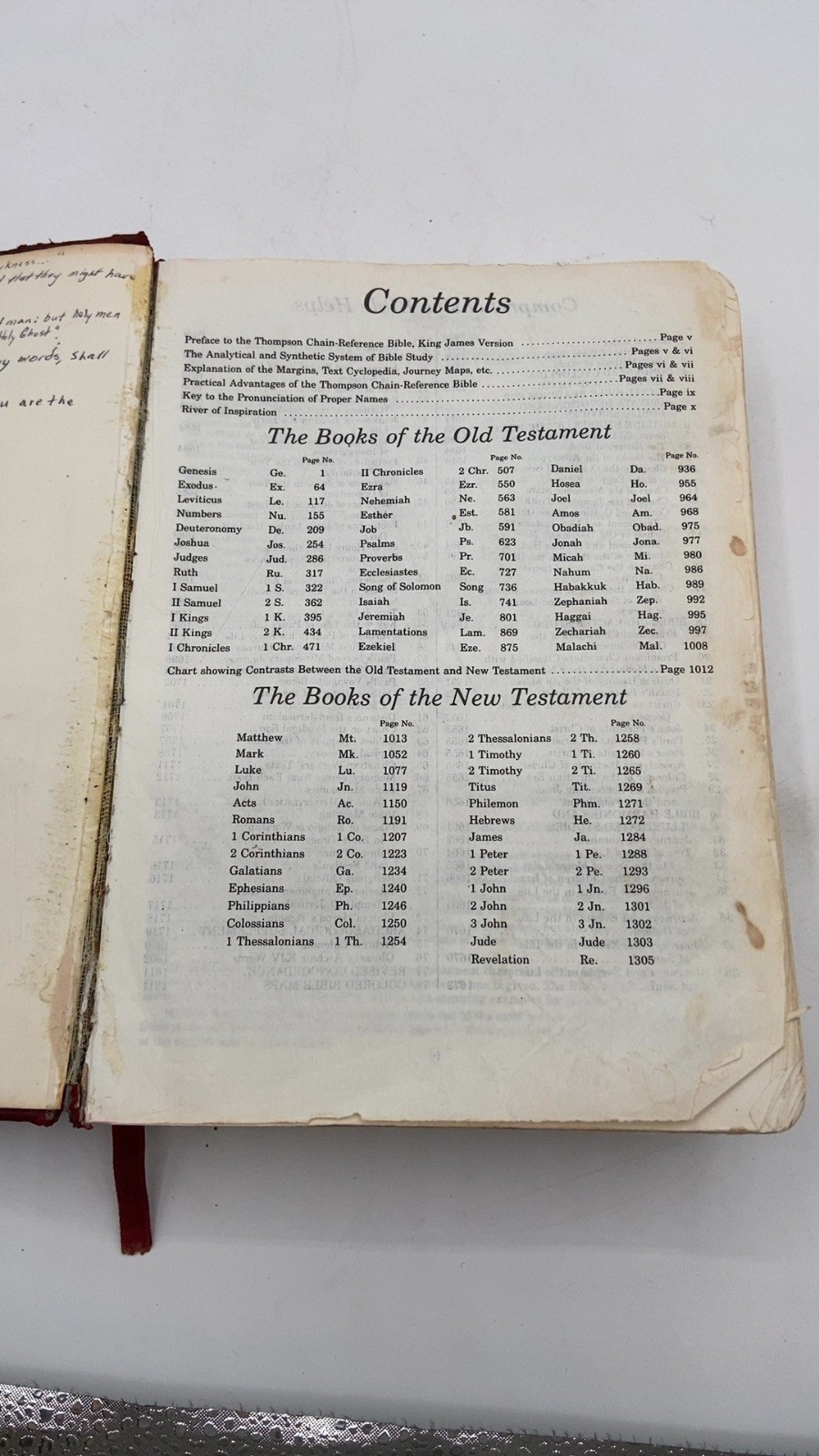 Thompson Chain-Reference Bible Hardcover