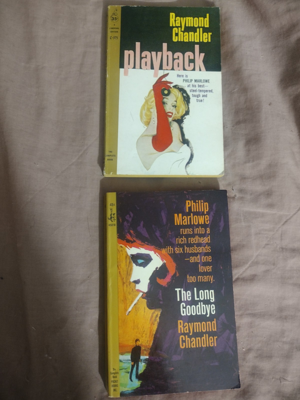 Raymond Chandler. Playback, The Long Goodbye. 1960-64. Vintage PB. Very Good