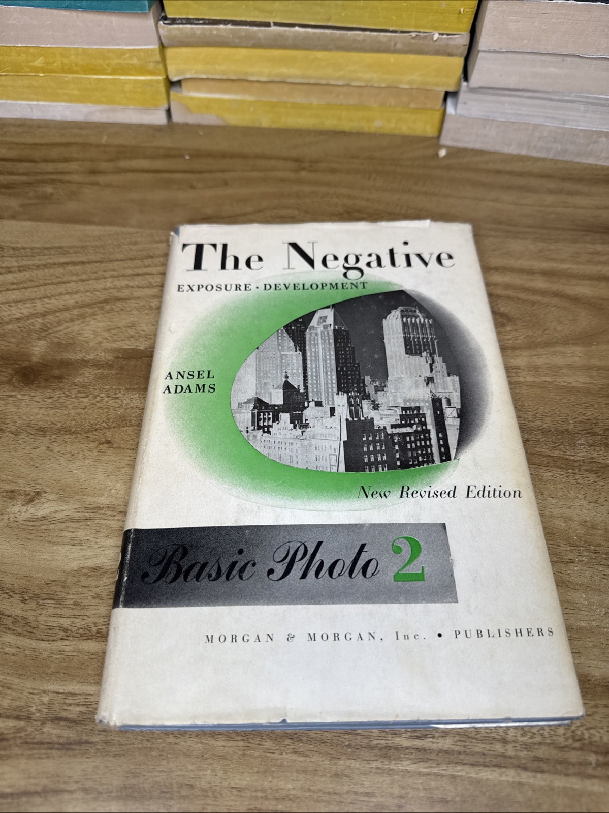 1959 1st HC The Negative Photography: Basic Photo 2 by Ansel Adams/signed