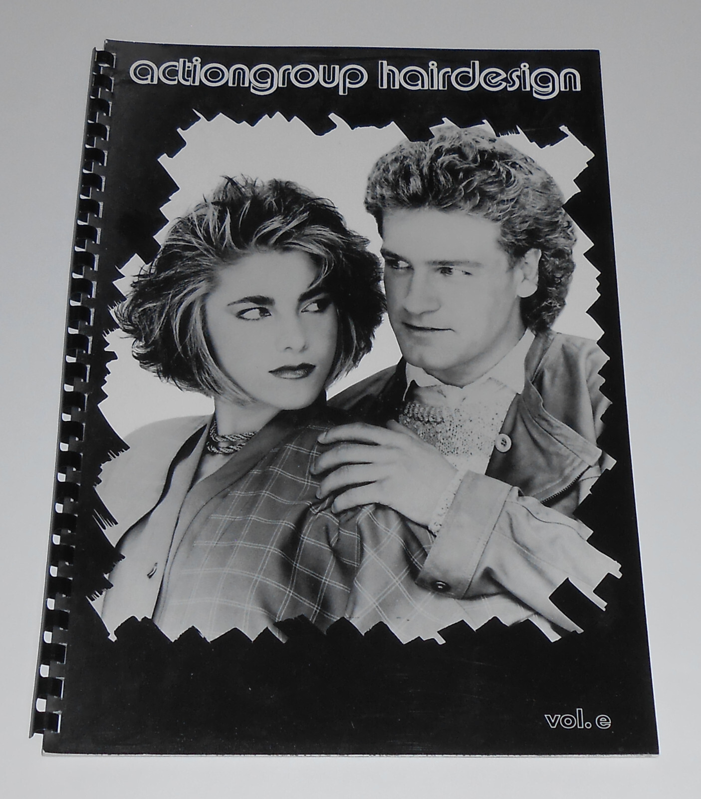 Vintage 1980s Action Group Hair Design Book Vol E Hair Style Eighties Women Men