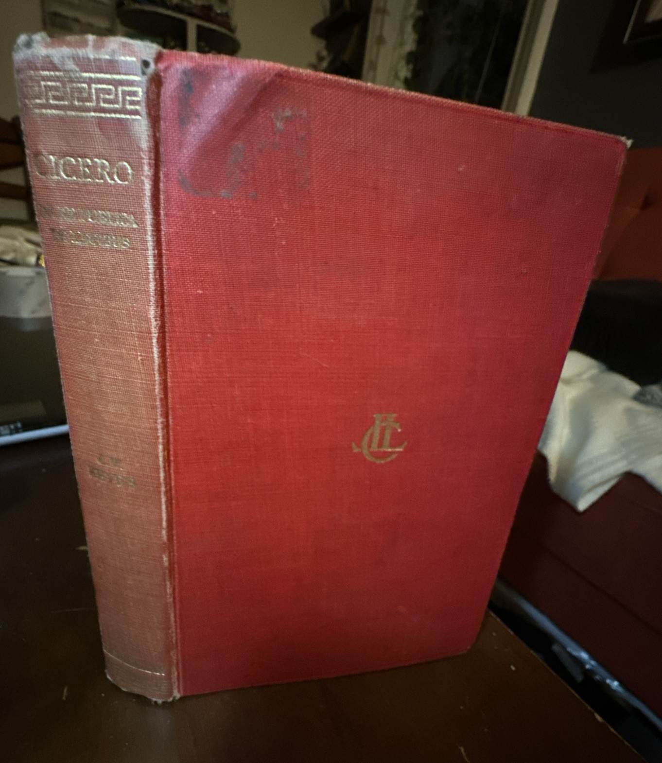 Cicero: De re Publica & De Legibus, Loeb Classic Lib. #213 Latin/Eng. HC UK 1948