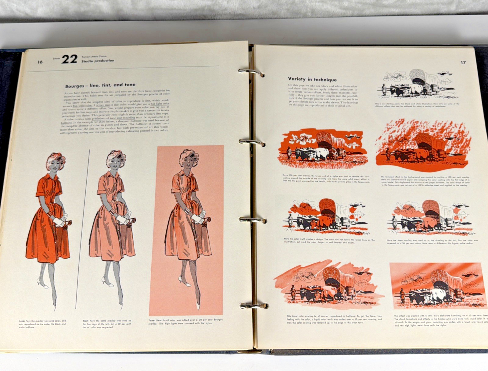 Famous Artists Course 3 Book Lessons 1-24 1960 Homeschool Art Instruction Basics