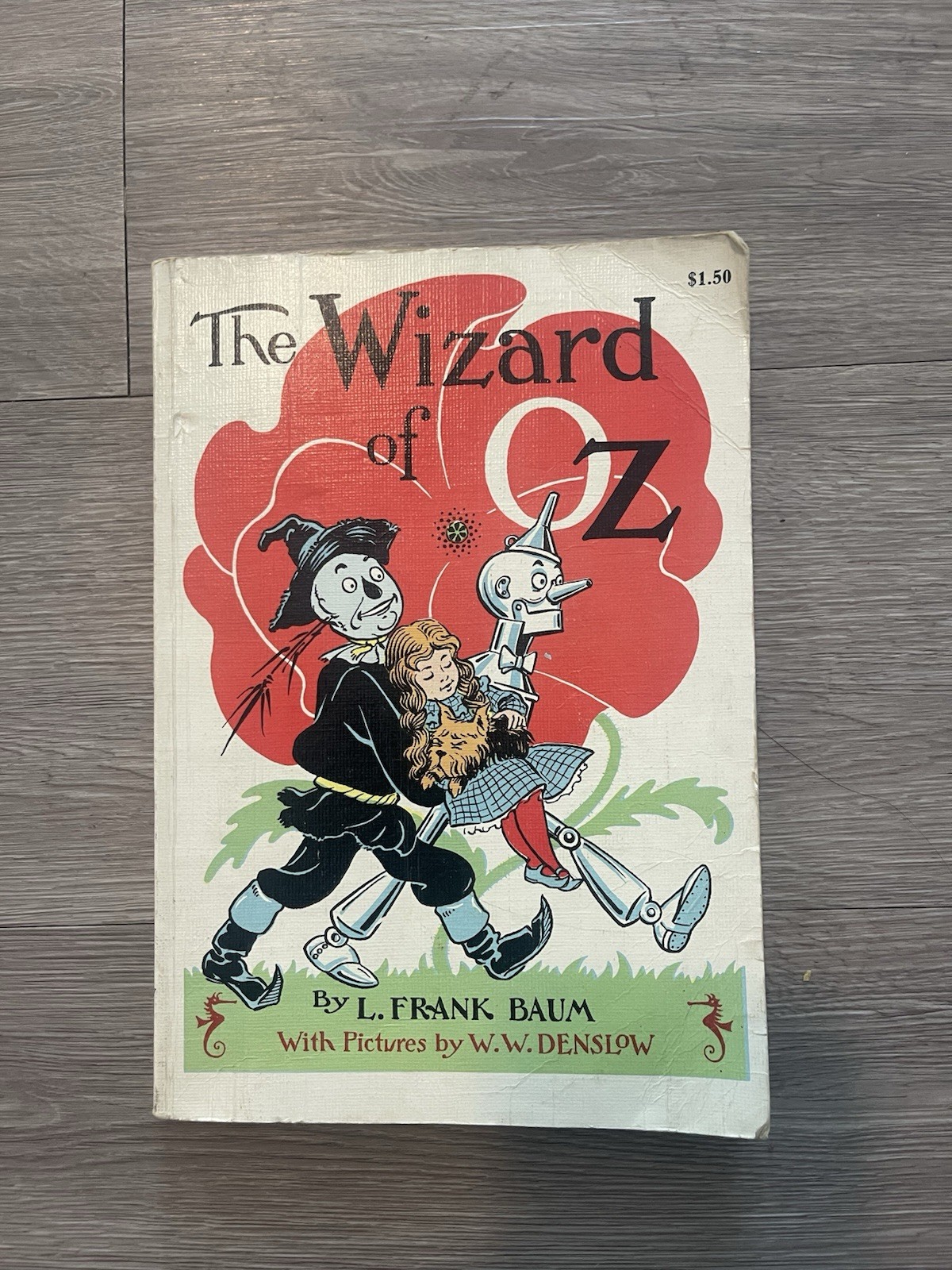 VTG 1956 THE WIZARD OF OZ, L. Frank Baum & W.W. Denslow, Reilly & Lee, Pb