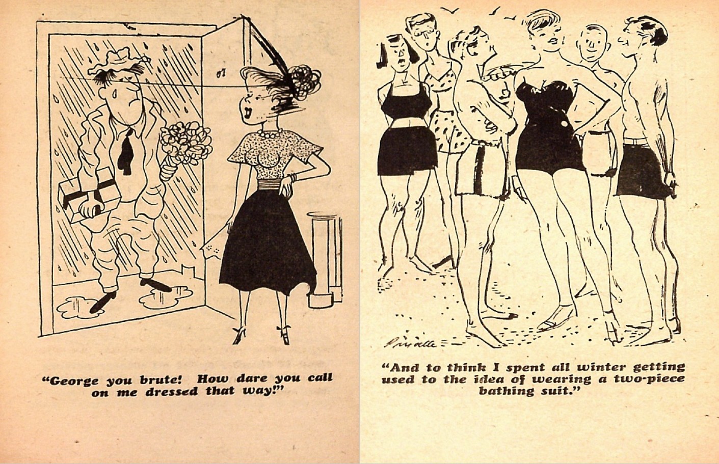 Hello Buddies – Sexy Girls Saucy Racy Comics Magazine – 61 old Issues on USB