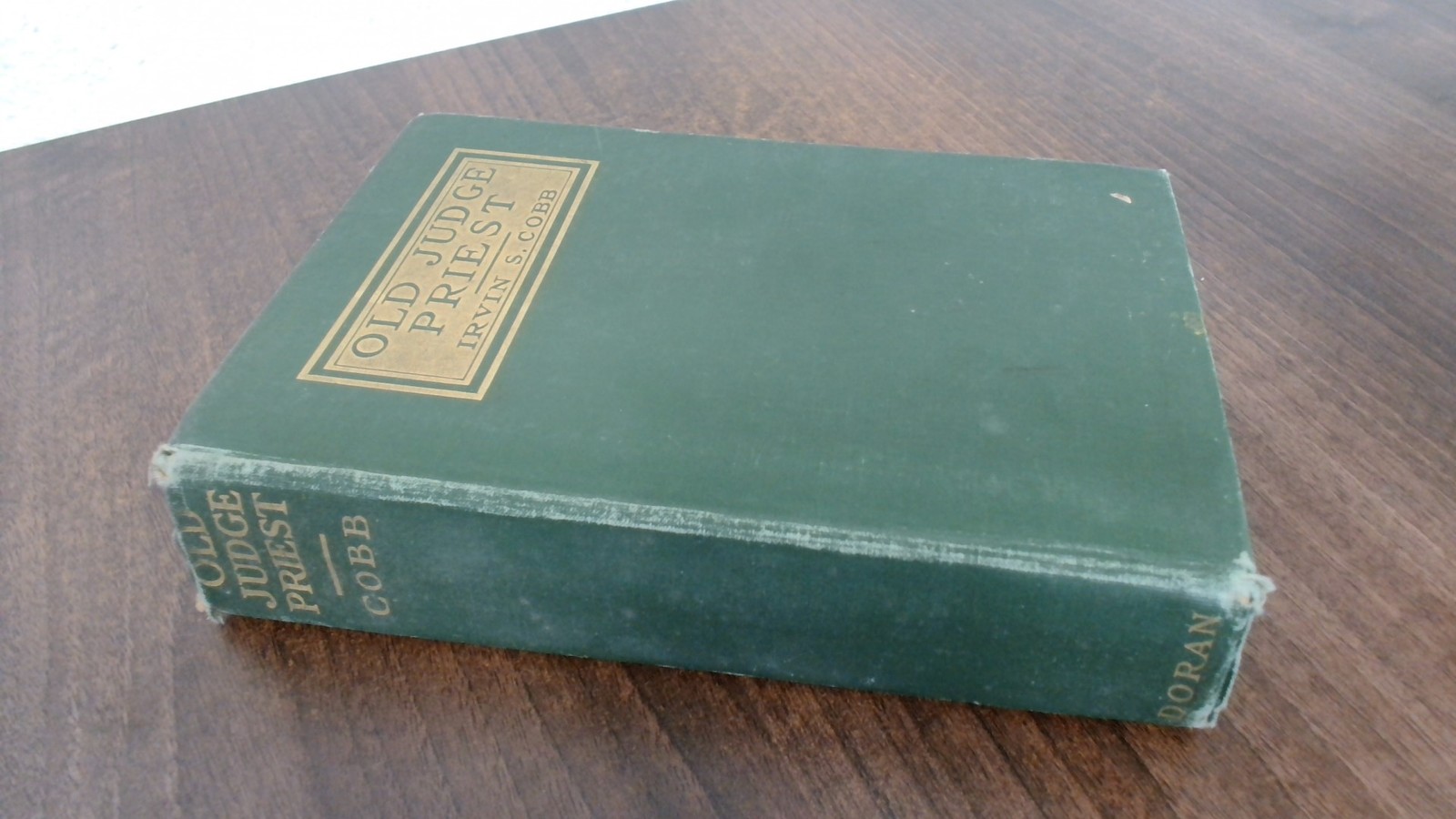 Old Judge Priest, Irvin S Cobb, George H Doran Company, 1916, Har