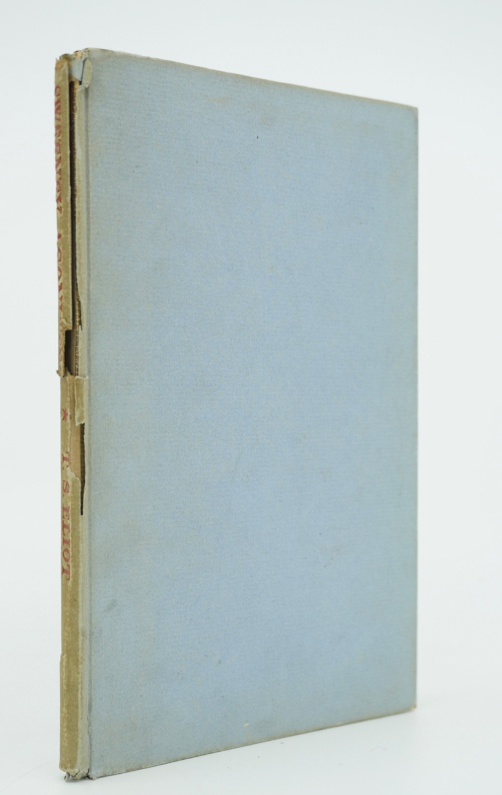 1932 Sweeney Agonistes by T. S. Eliot Faber & Faber Signed Theodore Morrison