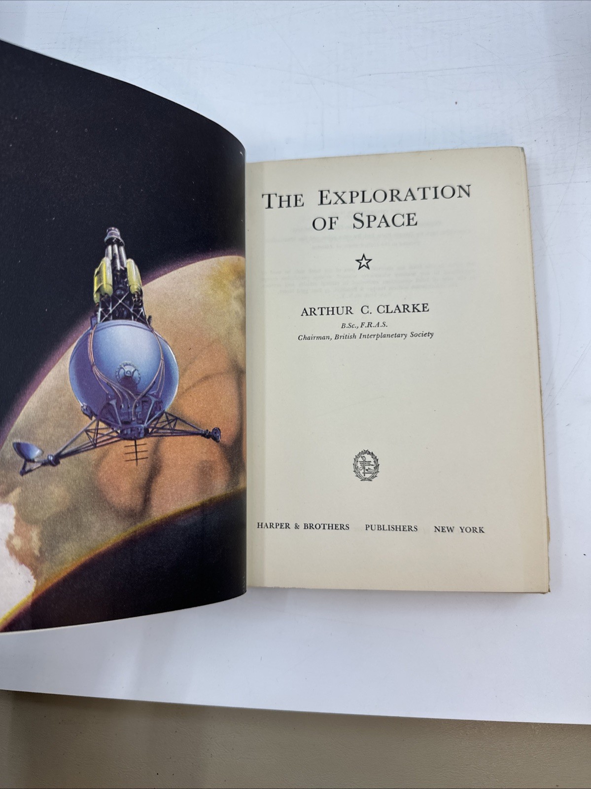 Arthur C Clarke Exploration of Space 1951 Early Spaceflight Science Classic O45