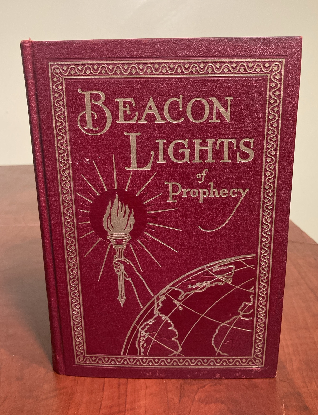 Beacon Lights of Prophecy~W.A.Spicer 1935~1st Edition Illustrated Hardcover