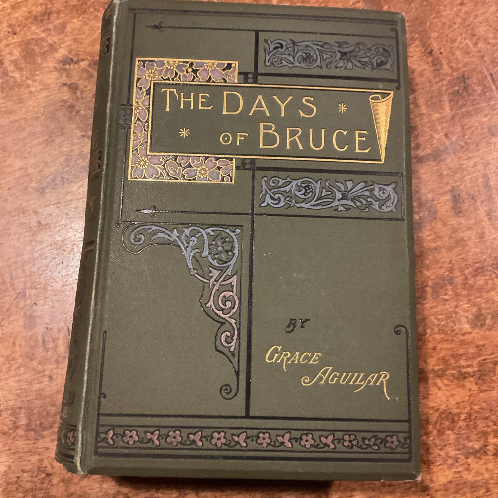 RARE VGC 1852 The Days of Bruce by Grace Aguilar with illustrations