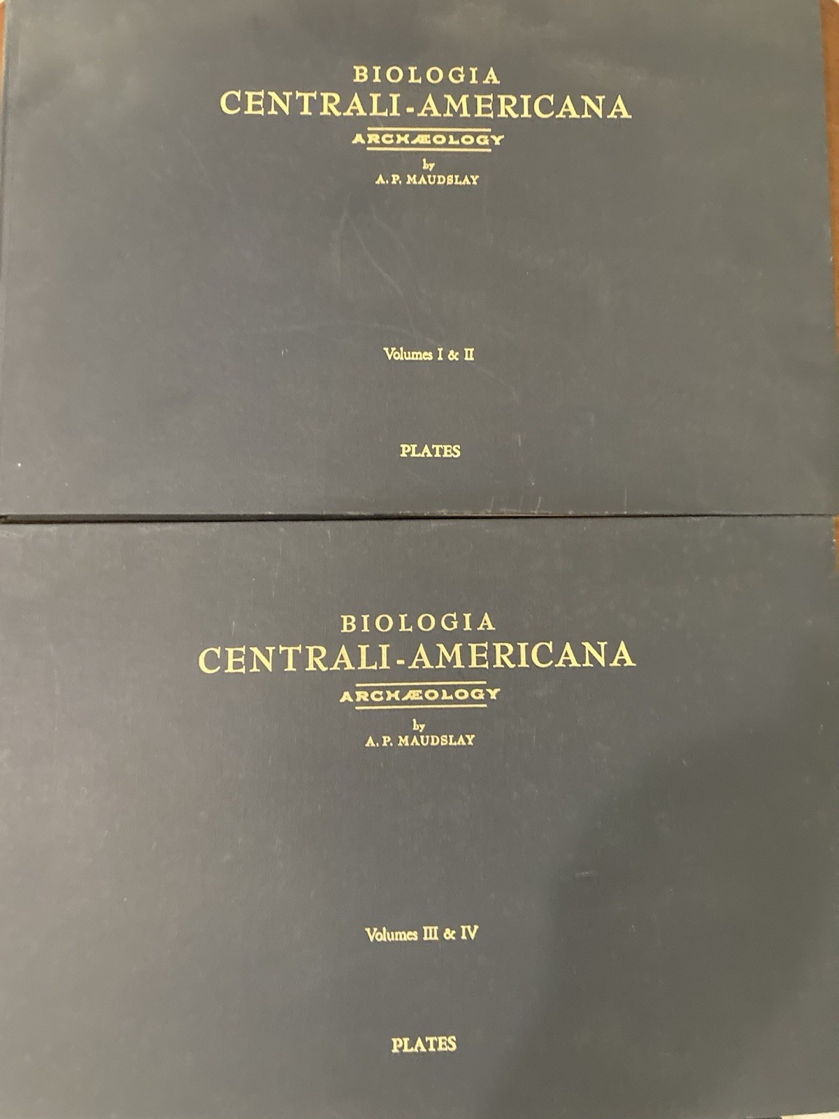 Biologia Centrali-Americana Archaeology Plates Vols I-IV Maudslay 1974 Set