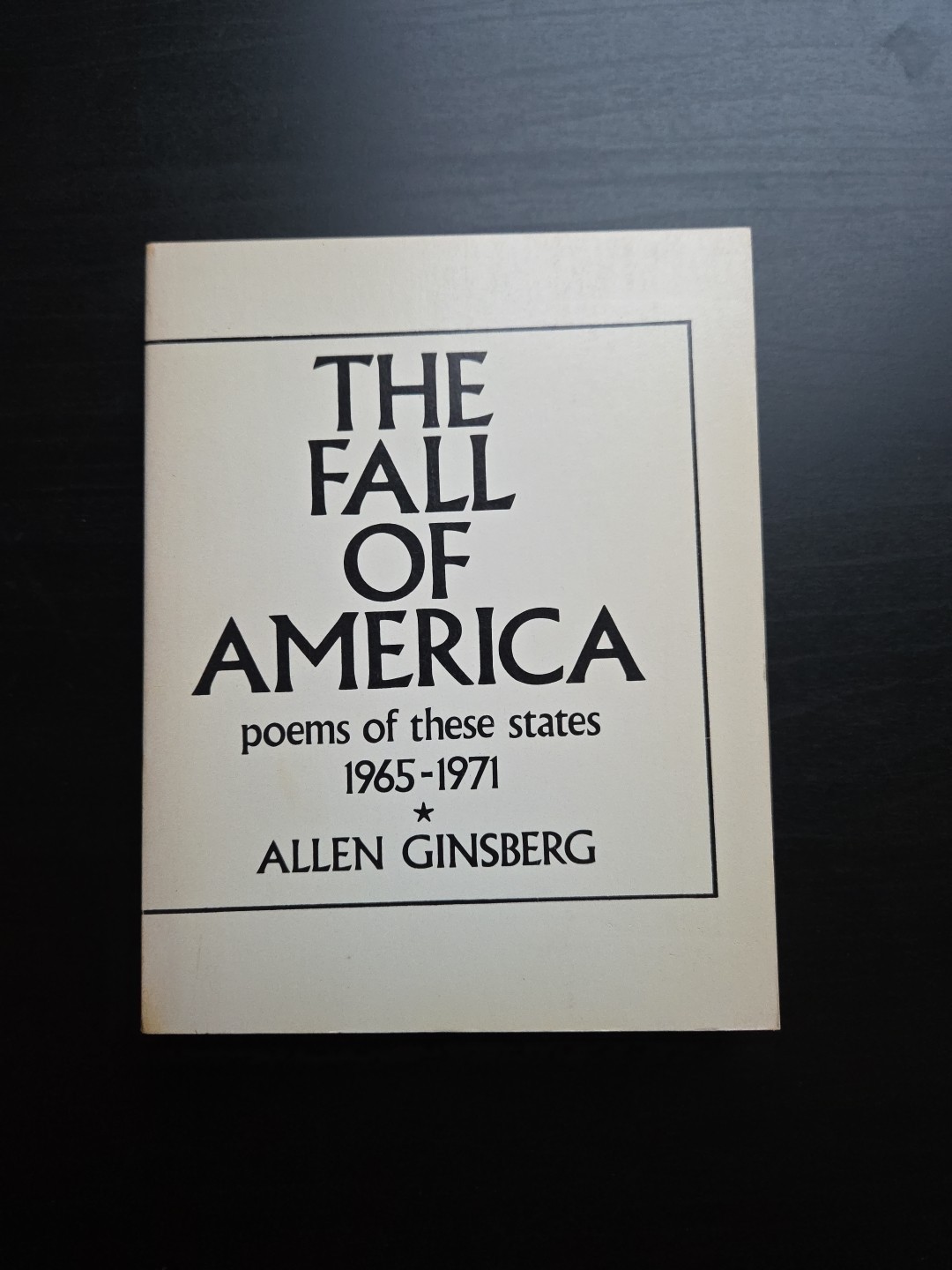 Fall Of America Allen Ginsberg Diane di Prima Copy City Lights 1972 White Cover