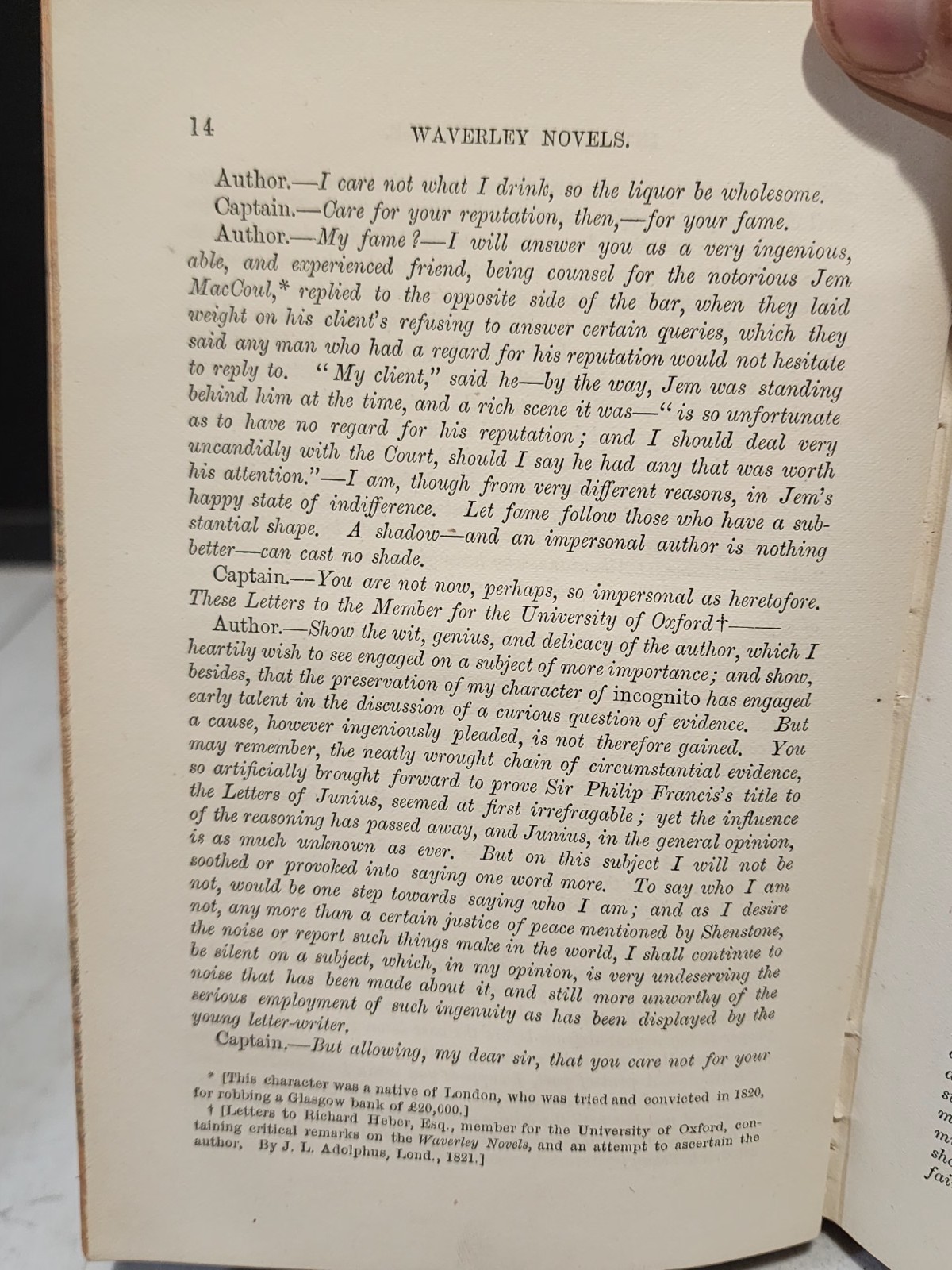1871 Antique The Fortunes Of Nigel by Sir Walter Scott – WILTON HOUSE BOOKPLATE