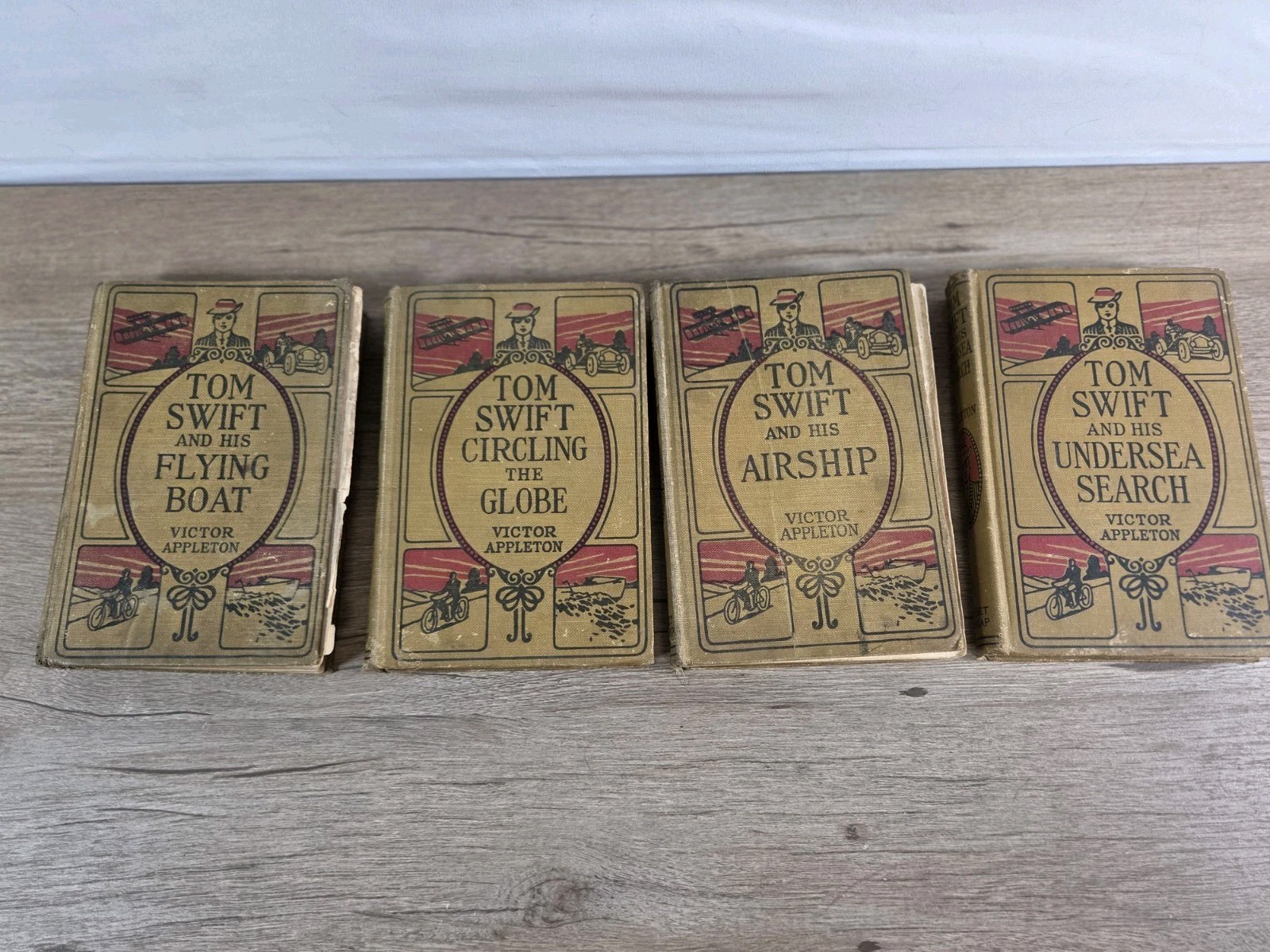 Victor Appleton Books Lot Of 4 (1920, Hardcover) (1929) Damaged