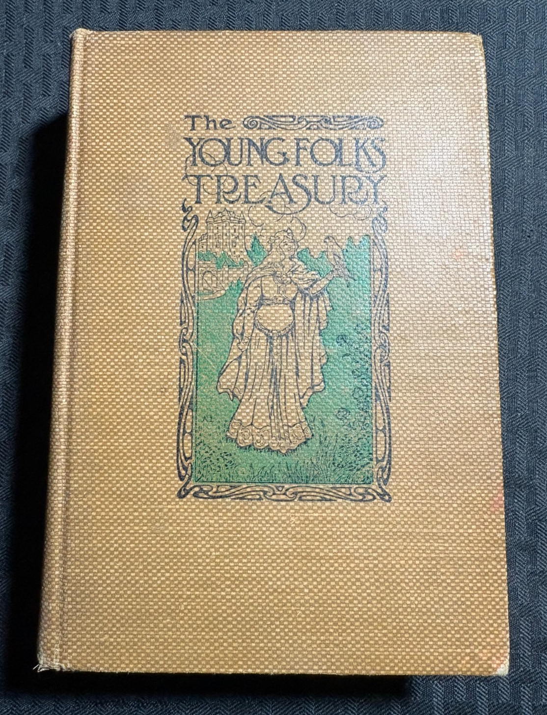 1909 YOUNG FOLKS TREASURY Vol. 5 The Animal World HC VG+ 4.5 University Society