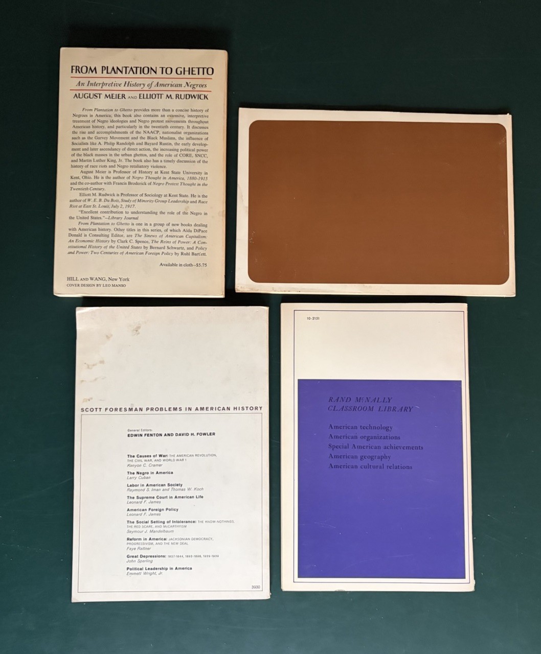 4 Vtg Black History Lot – Mark Well Made, American Negro, Negro In America + 1