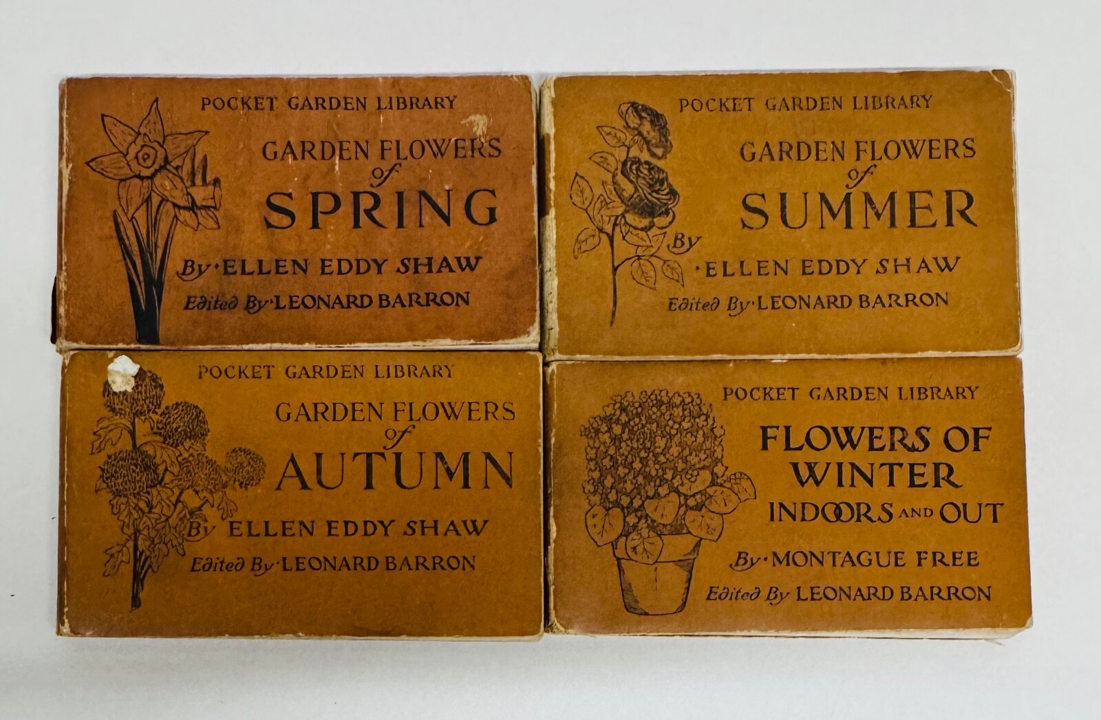 Pocket Library Garden Library 4 Seasons Ellen Eddy Shaw 1917