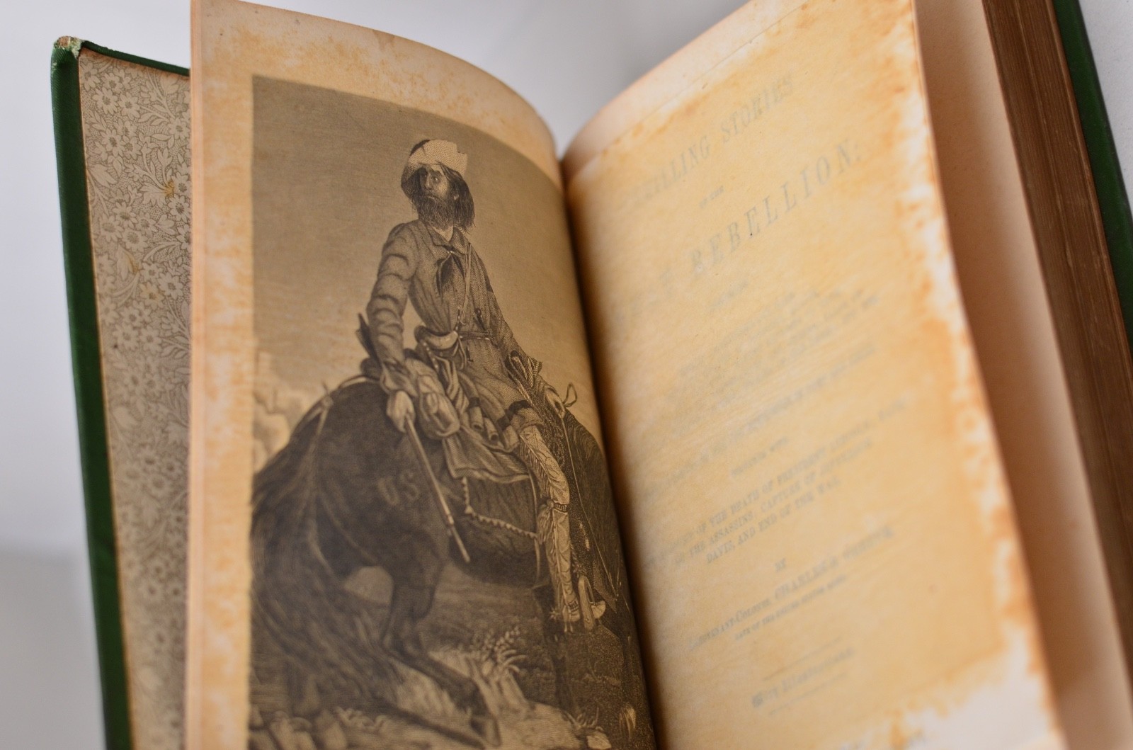 Antique Thrilling Stories of the Great Rebellion by Lt. Col. Charles Greene 1880