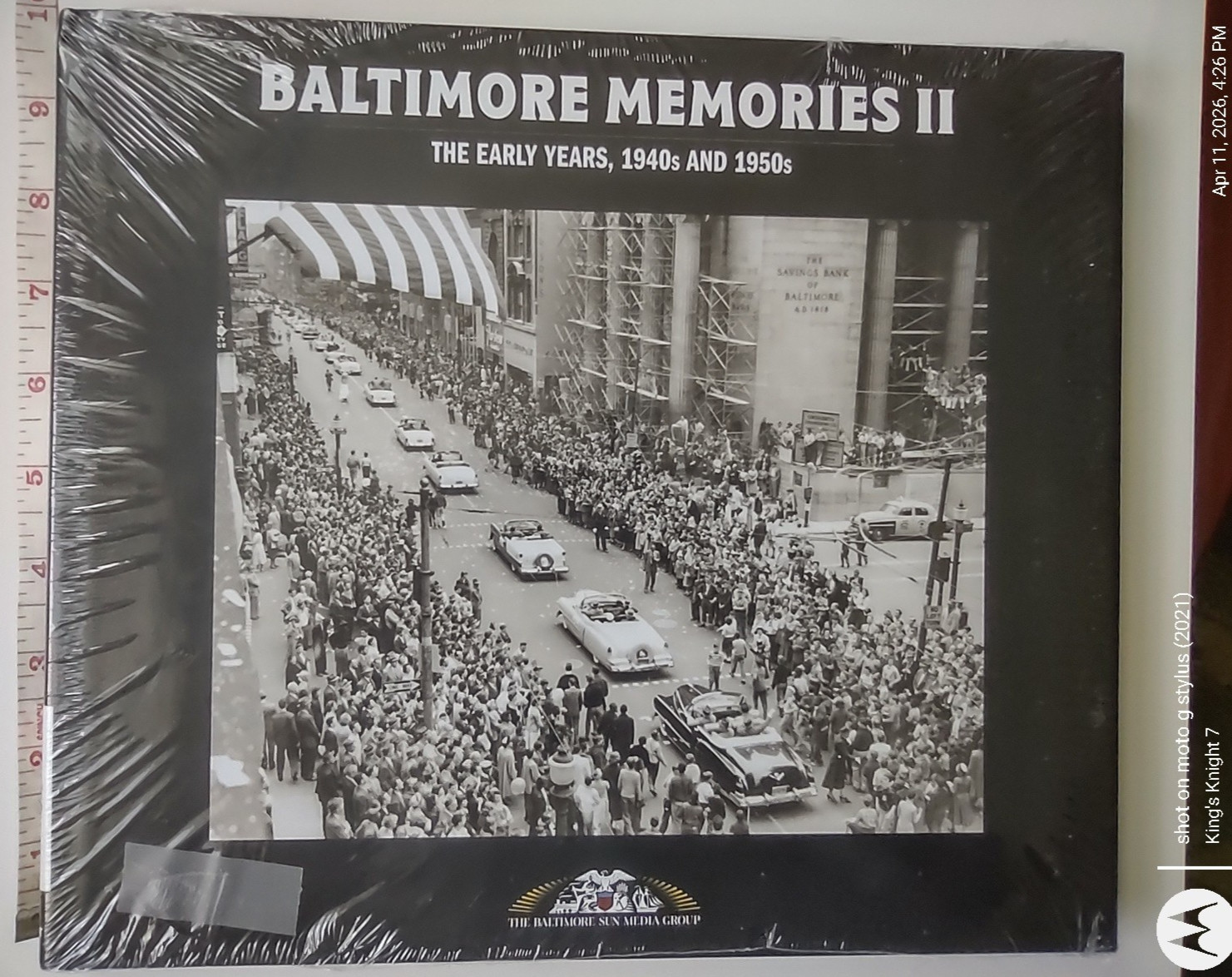 BALTIMORE MEMORIES II: THE EARLY YEARS 1940s and 1950s HC DJ, NEW, SEALED 2018