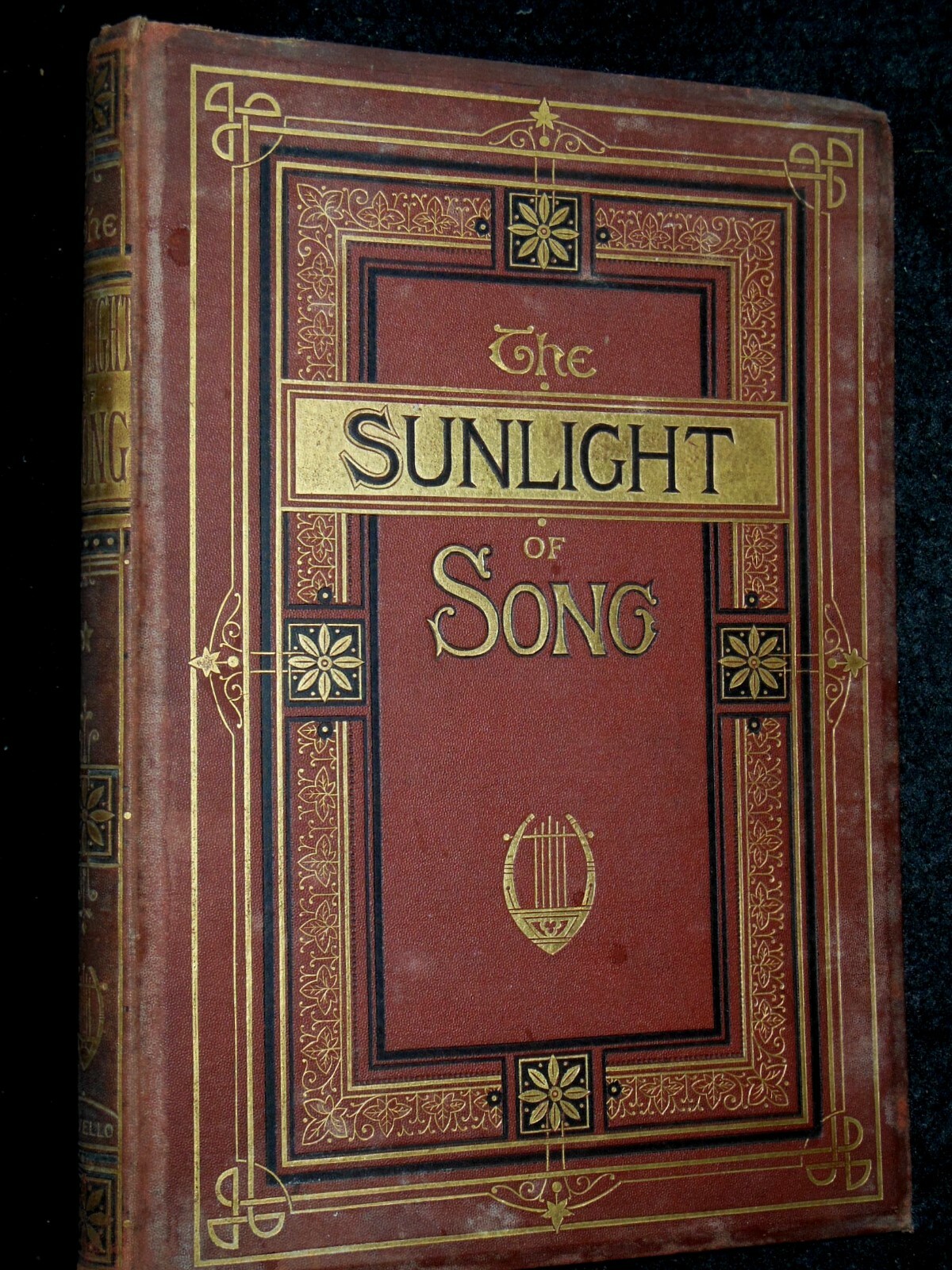 The Sunlight of Song (1875-1st) Dalziel Illustrated, Music & Sacred, Moral Poems