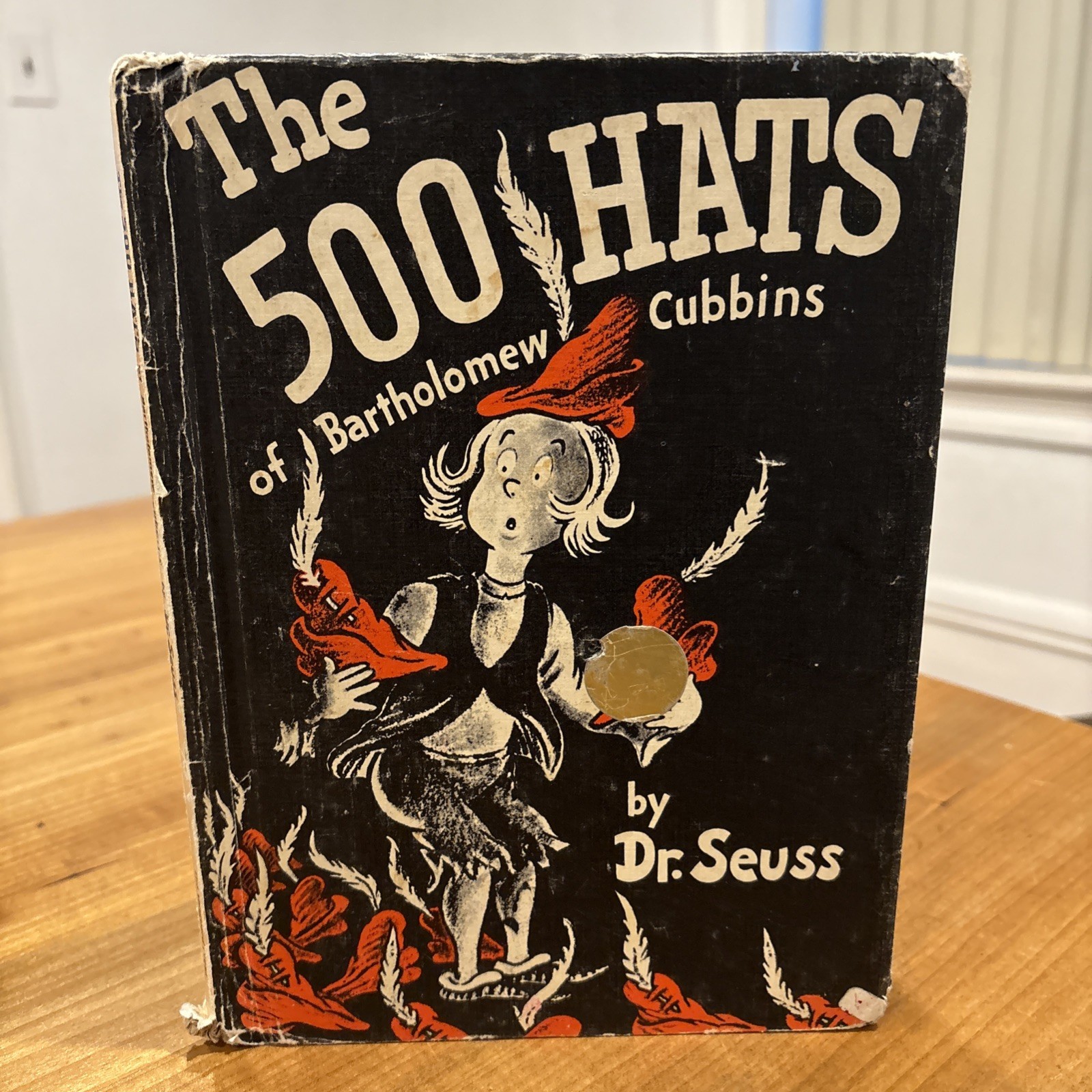 Dr. Seuss 500 Hats of Bartholomew Cubbins HC Vanguard Book Club Ed ROUGH B19