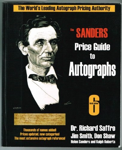 The Sander’s Price Guide to Autographs… by Roberts, Ralph Paperback / softback