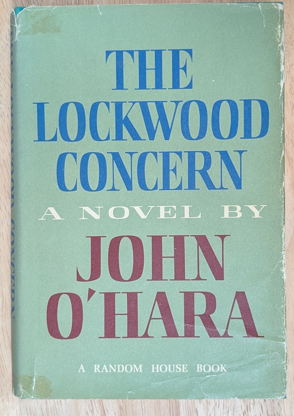 The Lockwood Concern by John O’Hara 1965 HCDJ 1st Edition 1st Print