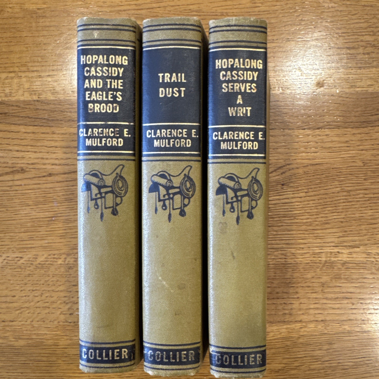 3- Hopalong Cassidy Books HC 1930’s & 1941, 1- 1st Edition/1st Print