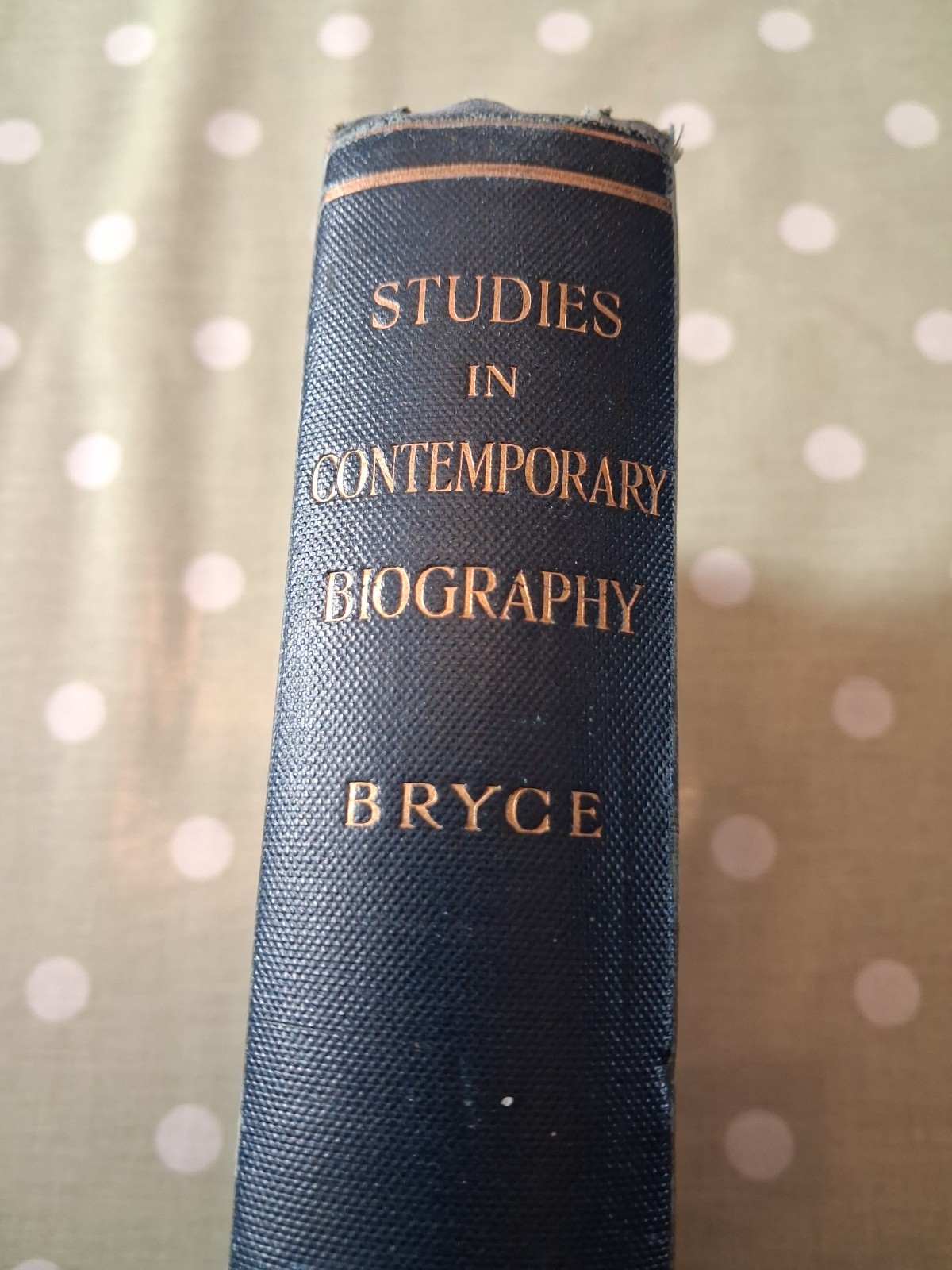 Studies In Contemporary Biography By James Bryce 1903 HB