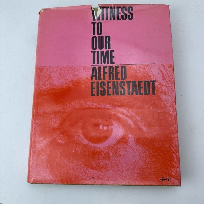 Witness to Our Time Alfred Eisenstaedt HC DJ 1966 the Viking Press Studio Book