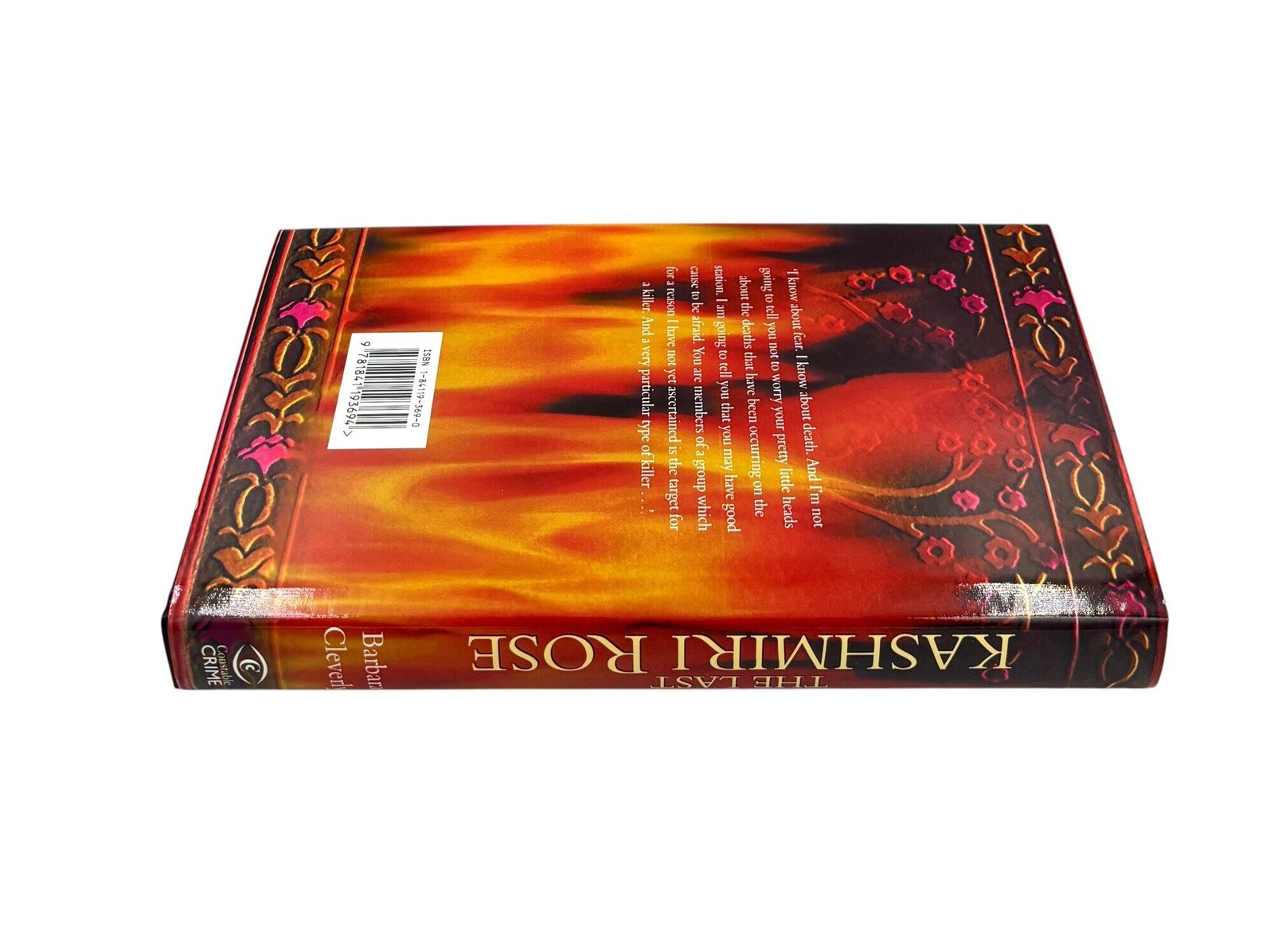 Barbara CLEVERLY / The Last Kashmiri Rose Signed 1st Edition 2001