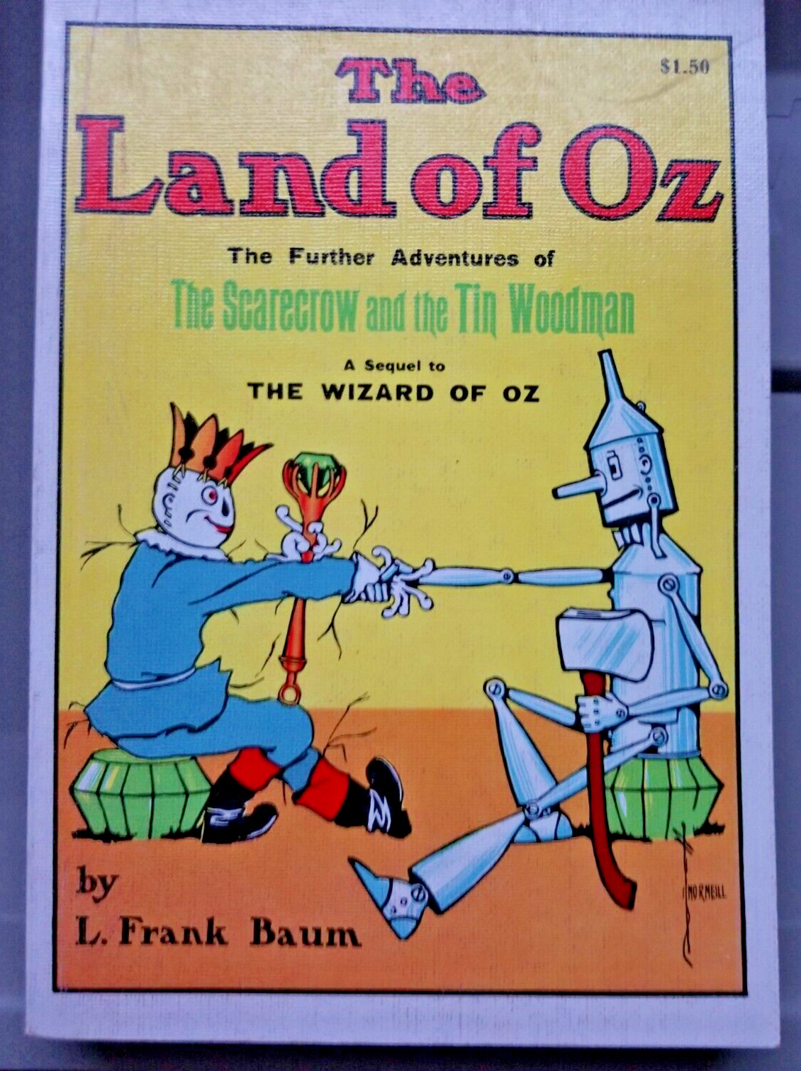 Excellent Con. Vintage Rand McNally-The Land of Oz – L. Frank Baum 1904