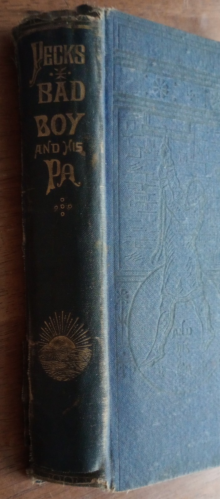Peck’s Bad Boy and His Pa Geo W Peck 1883 Antique Hardcover Book Belford Clarke