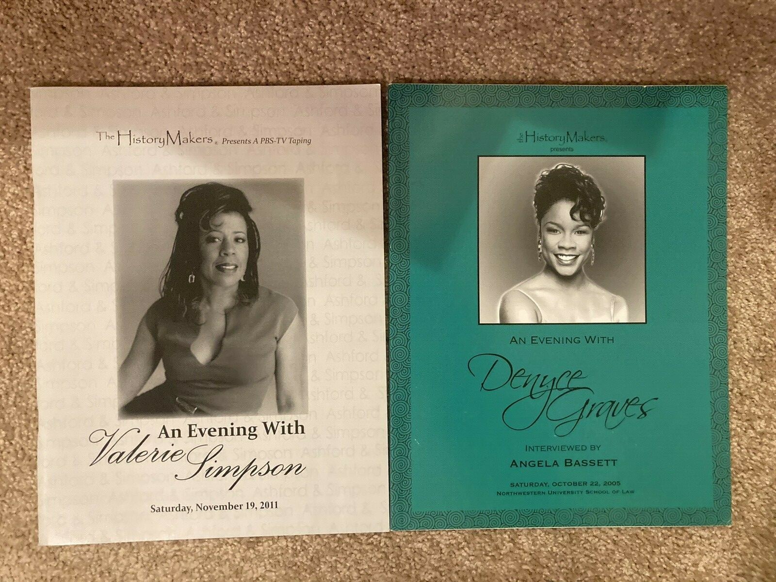 Lot of 5 Programs An Evening With PBS HISTORYMAKERS – RUSSELL SIMMONS + more