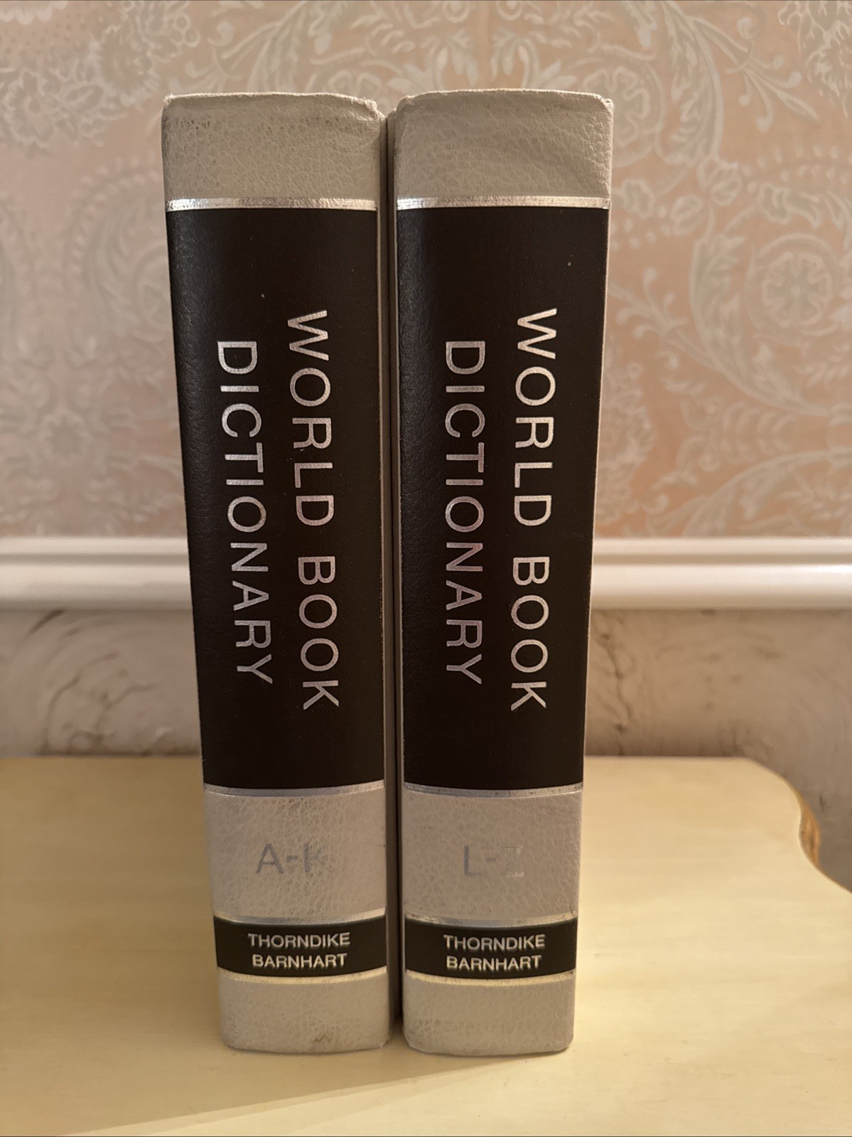 World Book Dictionary by Thorndike Barnhart A-K and L-Z Hardcover, 1975 Edition