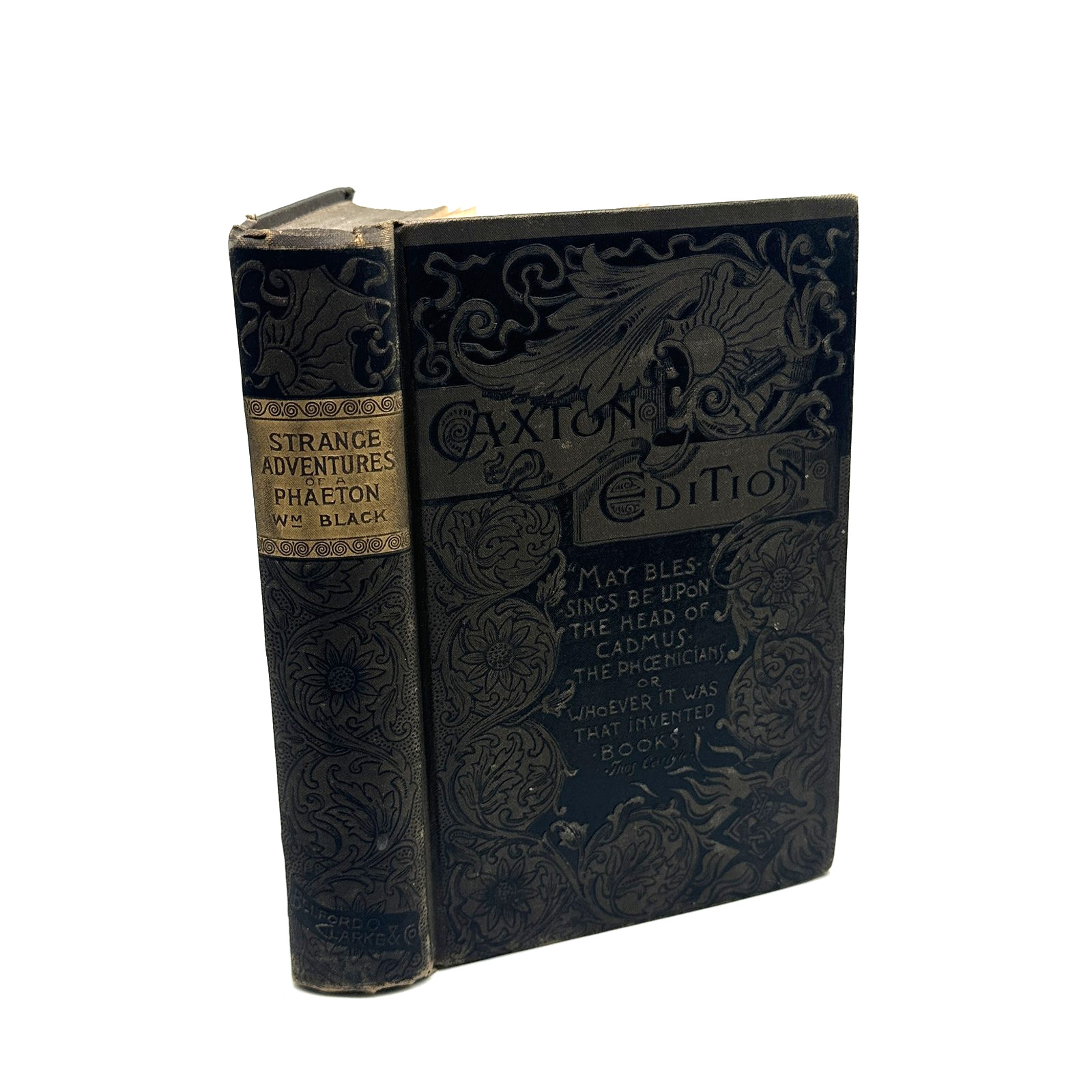 Strange Adventures of a Phaeton by William Black Caxton Edition Antique Book