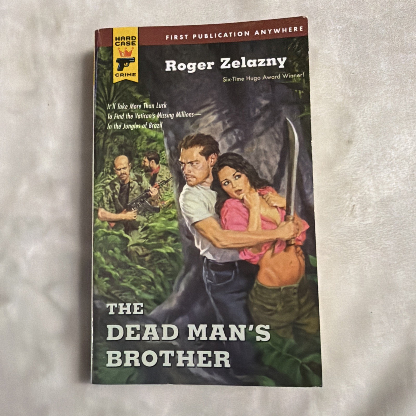 Crime GGA Vintage Pb, The Dead Man’s Brother by Zelazny, Hard Case 052, 2009