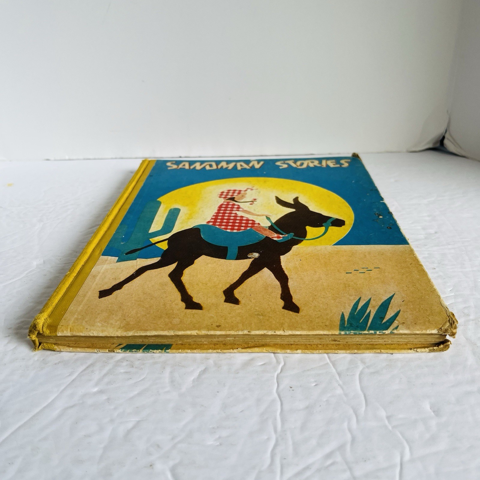 Sandman Stories 1938 Saalfield Publishing Vintage Childrens Bedtime Illustrated