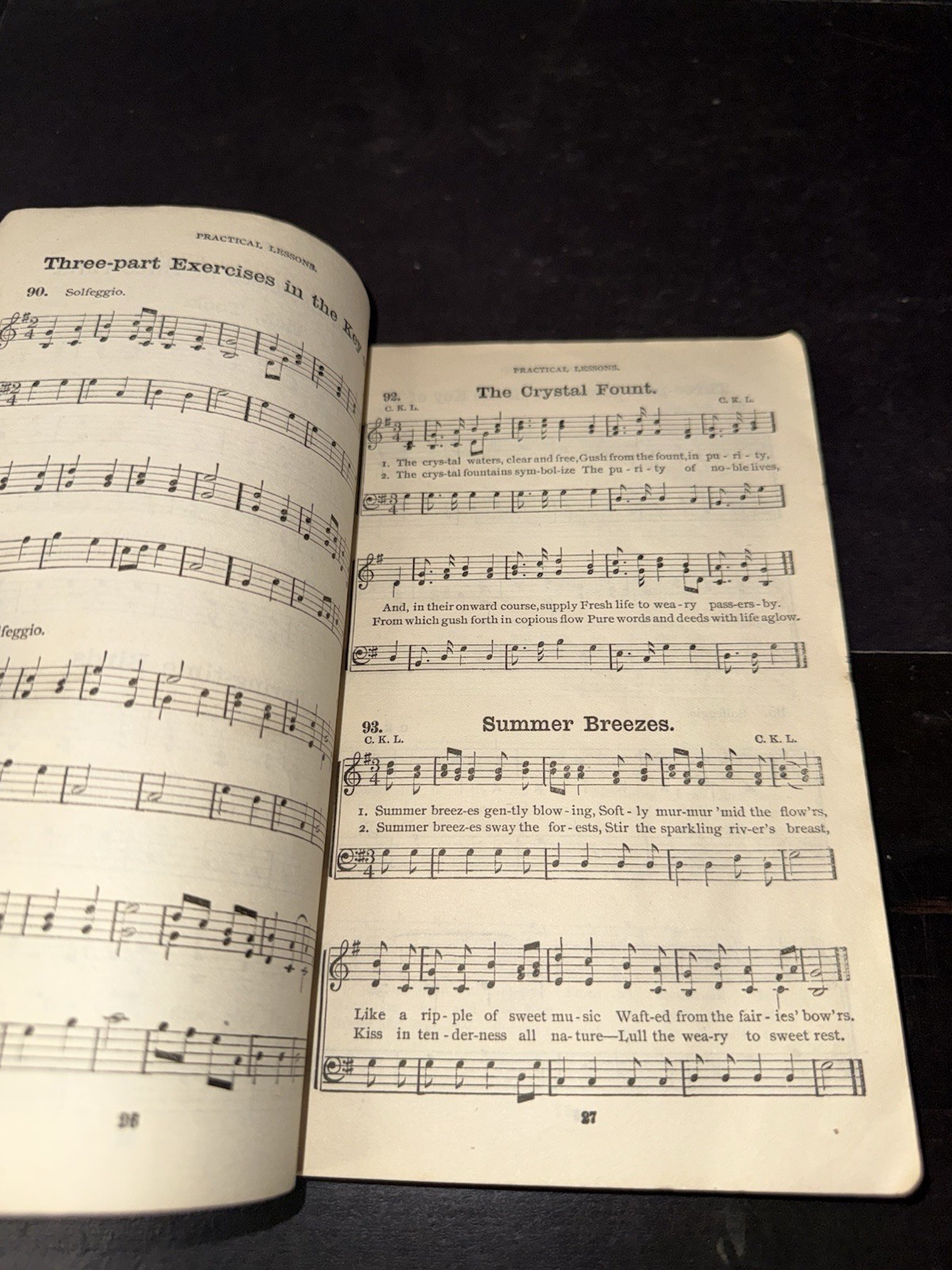 Antique Victorian Patriotic Uncle Sam’s School Songs 1897 Music Book