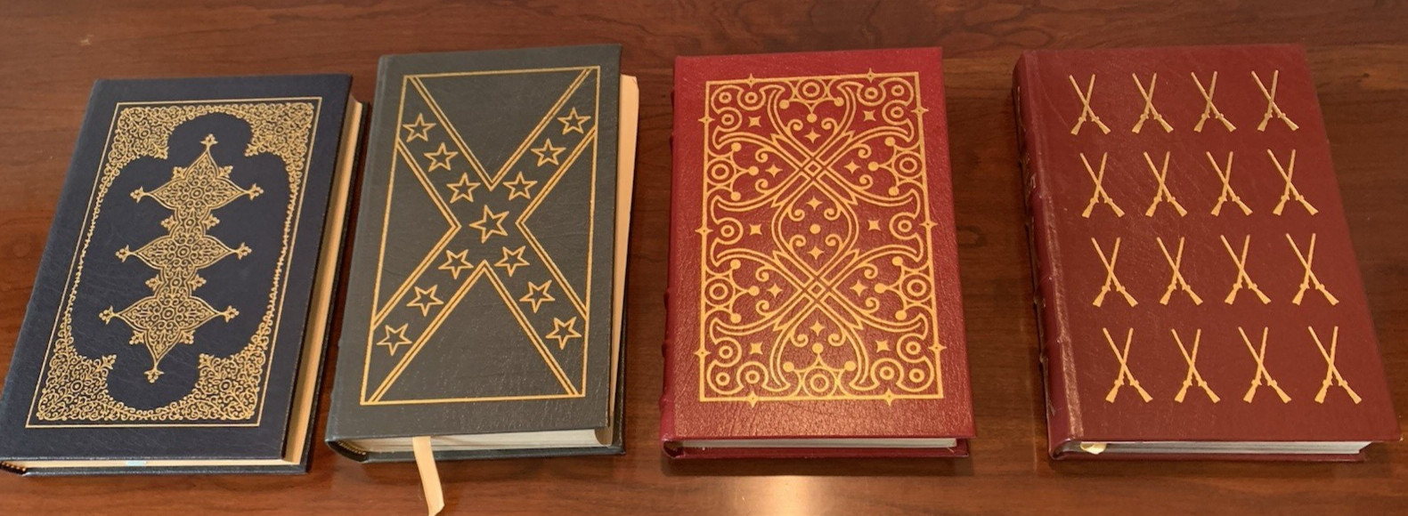 Easton Press -US Civil War 4 Key Histories as New 1987-88 Lee/Grant/Longstreet