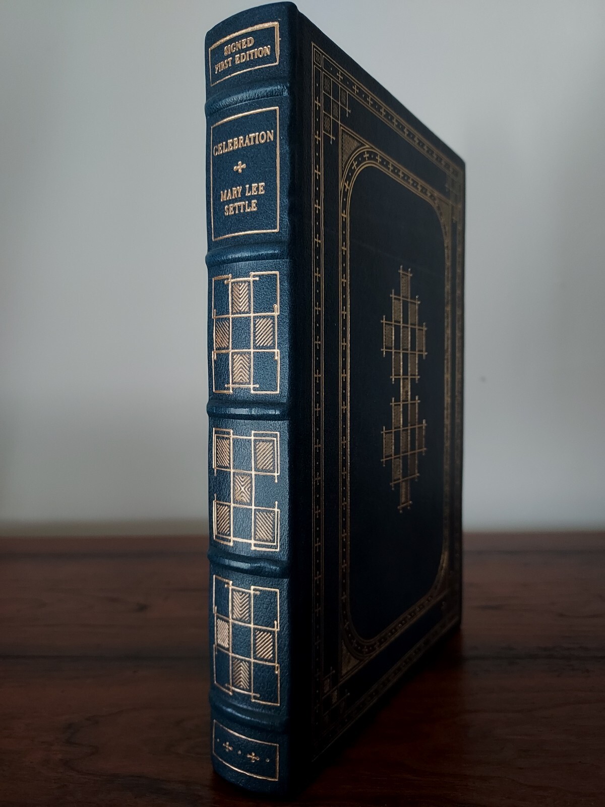 Franklin Library Celebration by Mary Lee Settle Leather Signed 1st Edition Gold