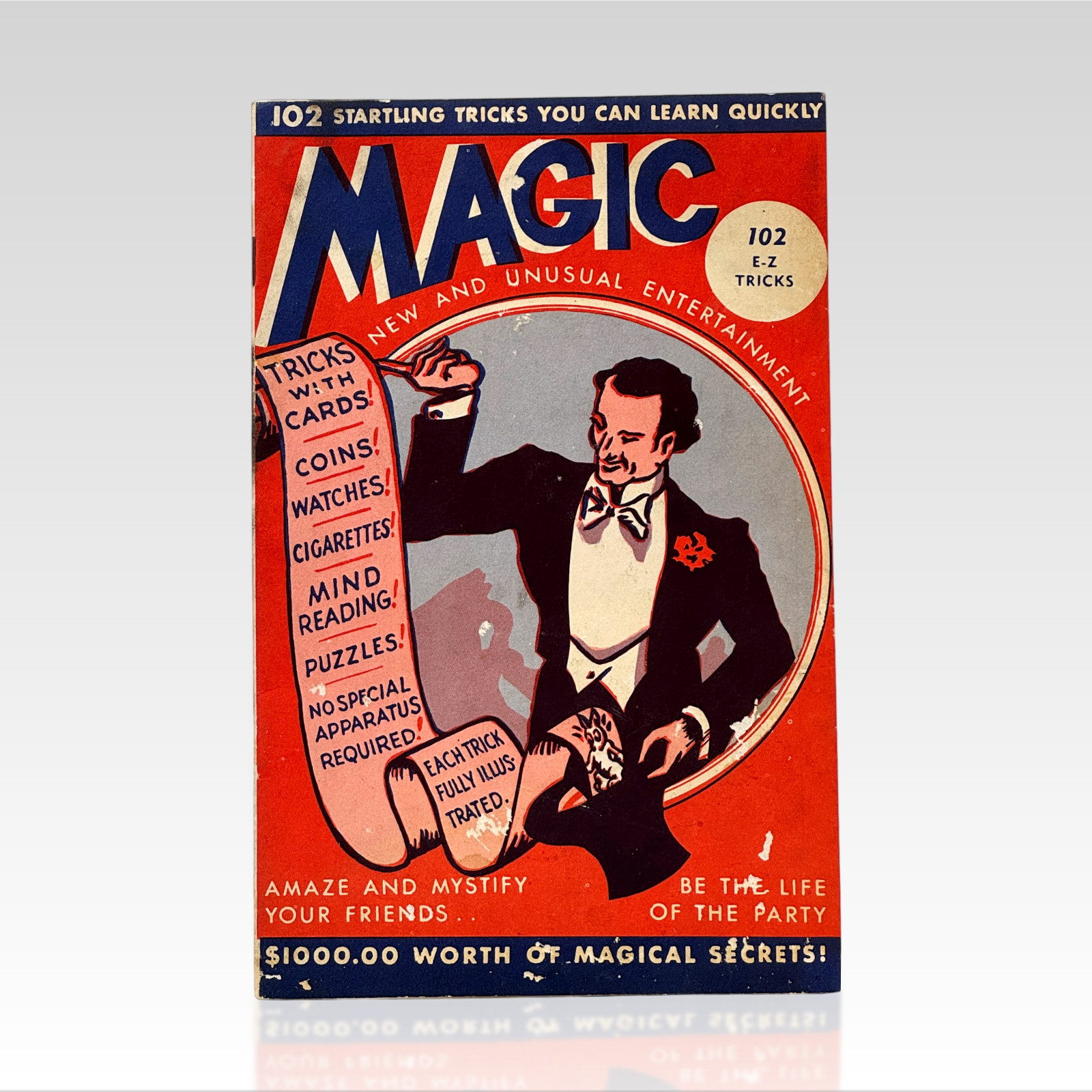 1972 ROBBINS. Magic. 102 Startling Tricks. New and Unusual. VINTAGE